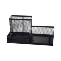 Підставка для дрібниць Buromax 200 x 100 x 100 мм, металева, чорна (BM.6247-01)
