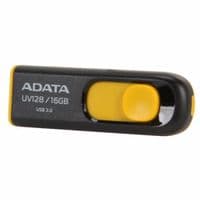 ADATA UV128 16GB RETAIL BLACK-YELLOW