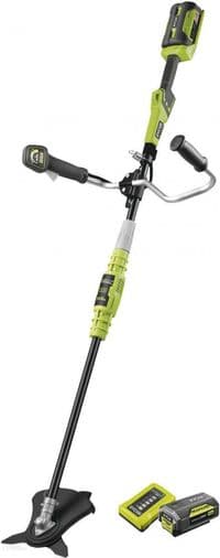 Триммер садовый аккумуляторный Ryobi Max Power RBC36X26BG2-0 36В 26см нож/леска 30см эргоремни Vertebrae 3.7кг без АКБ и ЗП