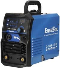 Сварочный инверторный полуавтомат EnerSol EWM-140AMDS (проволока до 1мм + электрод до 4мм) 20-140А 6.1кВт 160-260В 7кг