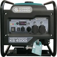 Генератор бензиновий інверторний Konner&Sohnen KS 4500i, 230В, 4.5кВт, ручний стартер, 33кг