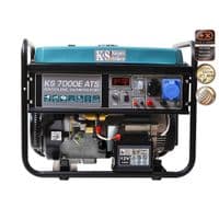 Бензиновый генератор Konner&Sohnen KS 7000E ATS, 230В, 5.5кВт, АВР(ATS), электростартер, 76.8кг