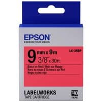 Картридж с лентой Epson LK3RBP принтеров LW-300/400/400VP/700 Pastel Blk/Red 9mm/9m