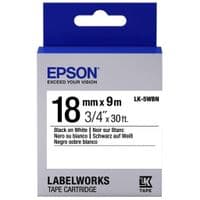 Картридж зі стрічкою Epson LK5WBN принтерів LW-400/400VP/700 Std Blk/Wht 18mm/9m