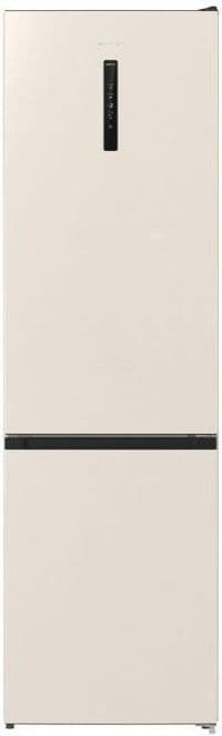Холодильник с нижн. мороз. камерой Gorenje NRK6202AC4, 200х60х60см, 2 двери, 235(96)л, А+, NoFrost+, AdaptTech, Зона св-ти, LED Диспл внешний, бежевый