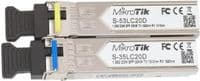 Комплект SFP-Трансиверiв MikroTik S-3553LC20D (S-35LC20D, S-53LC20D по 1шт), SM, 20км