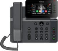 Телефон IP Fanvil V65 2xGE LAN, 1xUSB-A, BT4.2, Wi-Fi, 45 DSS клавиш, 20 SIP line, SW Linux, PoE, 4.3" цветной дисплей, черный