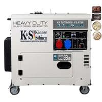 Генератор дизельный Konner&Sohnen KS 9200HDES-1/3 ATSR (EURO V),230/400В,6.5/6.0кВт,7.5/7.0кВт,1/3Фазы, АВР(ATS), электростартер, 168кг