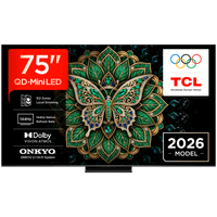 Телевизор TCL 75C6K 75'' 4K QLED Quantum Dot 60Hz/120Hz DLG, Onkyo Sound HDMI 2.1
