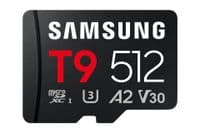 Карта памяти SAMSUNG MICRO SDXC T9 512GB, U3, V30, A2 до 200 Мб/с