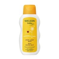 Детский гель для душа Weleda Good nig календула, средство на травах для вечернего купания 200 ml (3596200052705)