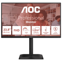 Монитор TFT AOC 23.8" 24E4CV IPS FHD 120Hz HDMI DP USB-C RJ-45 Pivot USB MM Black
