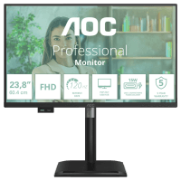 Монитор TFT AOC 23.8" 24P4U IPS FHD 120Hz VGA HDMI DP Pivot USB MM Black