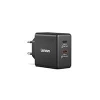 Зарядний пристрій Lenovo Dual USB-C 65W GaN Black - ЄС