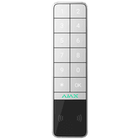 Беспроводная внешняя клавиатура Ajax KeyPad Outdoor Jeweller, белая