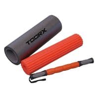 Массажный ролик Toorx Набор Rullo 3 в 1 Nero/Arancio/Grigio (AHF-091) (932145)
