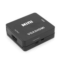 Конвертер Mini, HDMI to AV, ВЫХОД 3RCA(мама) на ВХОД HDMI(мама)+ AUDIO, 720P / 1080P, White, BOX