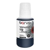 Чернила Barva Epson 112, Black, для L6460/L6490/L6550/L6570/L6580, L11160/L15150/L15160/L15180, 140 мл, водорастворимый, флакон OneKey (E112-10)