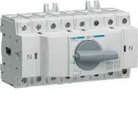 Переключатель трехпозиционный I-0-II 400/690В, 63А, 3P+N , 8м