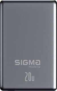 Батарея універсальна Sigma X-power SI05A7QL-MAG 5000mAh, Magnetic wireless 15W, PD, QC, 20Wmax, MagSafe (4827798359419)
