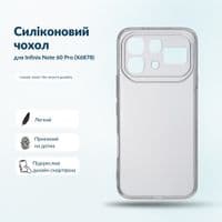Чохол до мобільного телефона BeCover Silicone Infinix Note 60 Pro (X6878) Transparent (716046)