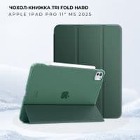 Чохол до планшета BeCover Tri Fold Hard Apple iPad Pro 11" M5 2025 Dark Green (715996)