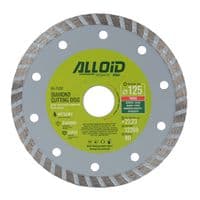 Круг відрізний Alloid алмазний, Turbo, 125мм (DS-7125T)