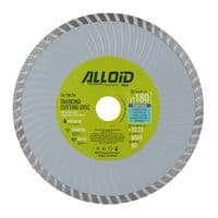 Круг відрізний Alloid алмазний, Turbo Wave, 180мм (DS-7180TW)