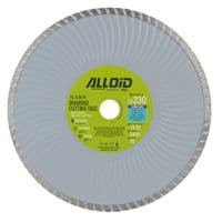 Круг відрізний Alloid алмазний, Turbo Wave, 230мм (DS-7230TW)