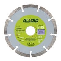 Круг відрізний Alloid алмазний, сегментний, 125мм (DS-7125S)