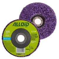 Круг зачистний Alloid "корал", жорсткий, 125мм, 22.2мм, фіолетовий (SD-125222)