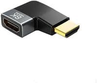 Перехідник CableTime 8K HDMI Male - Female лівий кут (CP43G)