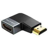Перехідник CableTime 8K HDMI Male - Female правий кут (CP44G)