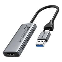 Карта відеозахоплення CableTime USB 3.0 A+C - HDMI PD100W, 4K30Hz (CB66G)