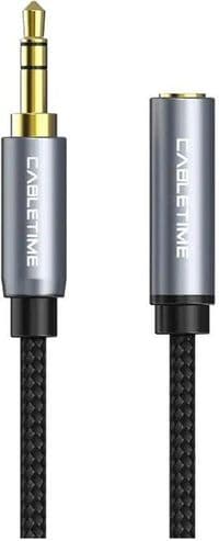 Аудіо кабель CableTime AUX 3.5 мм ( 1/8" ), 1 м (CF11H)