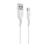 Кабель USB AM - Type-C, 1 м, White, Wibrand Boa, 3A (WI.DC/BO1W-UC)
