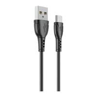 Кабель USB AM - Type-C, 1 м, Black, Wibrand Boa, 3A (WI.DC/BO1B-UC)