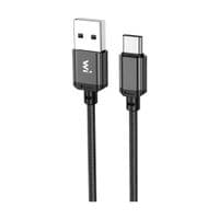 Кабель USB AM - Type-C, 1 м, Black, Wibrand Cobra, 3A (WI.DC/CO1B-UC)