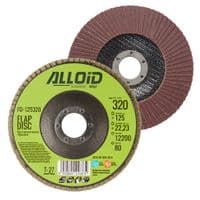 Круг зачистний Alloid торцевий, пелюстковий, 125мм, зерно 320, T27 (FD-125320)