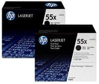 Картридж HP LJ  55XD P3015 series black(max) DUAL PACK (CE255XD)