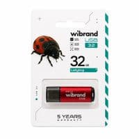 Флеш накопичувач USB 32Gb Wibrand Ladybug, Red, USB 3.2 Gen 1 (WI3.2/LB32P10S)