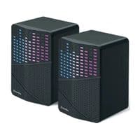 Колонки ColorWay "SoundWave 2.0", Black, 6 Вт (2x3 Вт), 3.5 мм, RGB підсвічування, живлення від USB (1.1 м), провідний пульт керування (CW-SPU06BK)