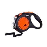 Повідець для собак Flexi New Neon стрічка S 5 м/ 15 кг помаранчевий (4000498032008)