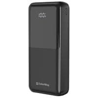Універсальна мобільна батарея 20000 mAh, ColorWay "DigiPower", Black, 22.5 Вт, 1xType-C (PD3.0) / 1xUSB (QC4.0), вбуд. кабель Type-C / Lightning, цифровий LED дисплей (CW-PB200LP01BK)