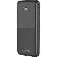 Універсальна мобільна батарея 10000 mAh, ColorWay "DigiPower", Black, 22.5 Вт, 1xType-C (PD3.0) / 1xUSB (QC4.0), вбуд. кабель Type-C / Lightning, цифровий LED дисплей (CW-PB100LP01BK)