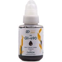 Чорнило PowerPlant GI-490 для Canon G1400/G2400/G3400 140г Black пігментне (PP490BP)