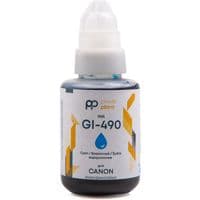 Чорнило PowerPlant GI-490 для Canon G1400/G2400/G3400 140г Cyan водорозчинні (PP490C)