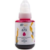 Чорнило PowerPlant 673 для Epson L800 140г Magenta водорозчинні (PP673M)