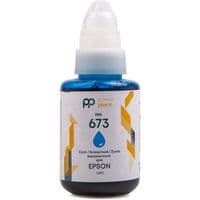 Чорнило PowerPlant 673 для Epson L800 140г Cyan водорозчинні (PP673C)