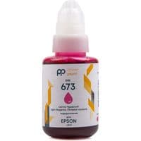 Чорнило PowerPlant 673 для Epson L800 140г Light Magenta водорозчинні (PP673LM)